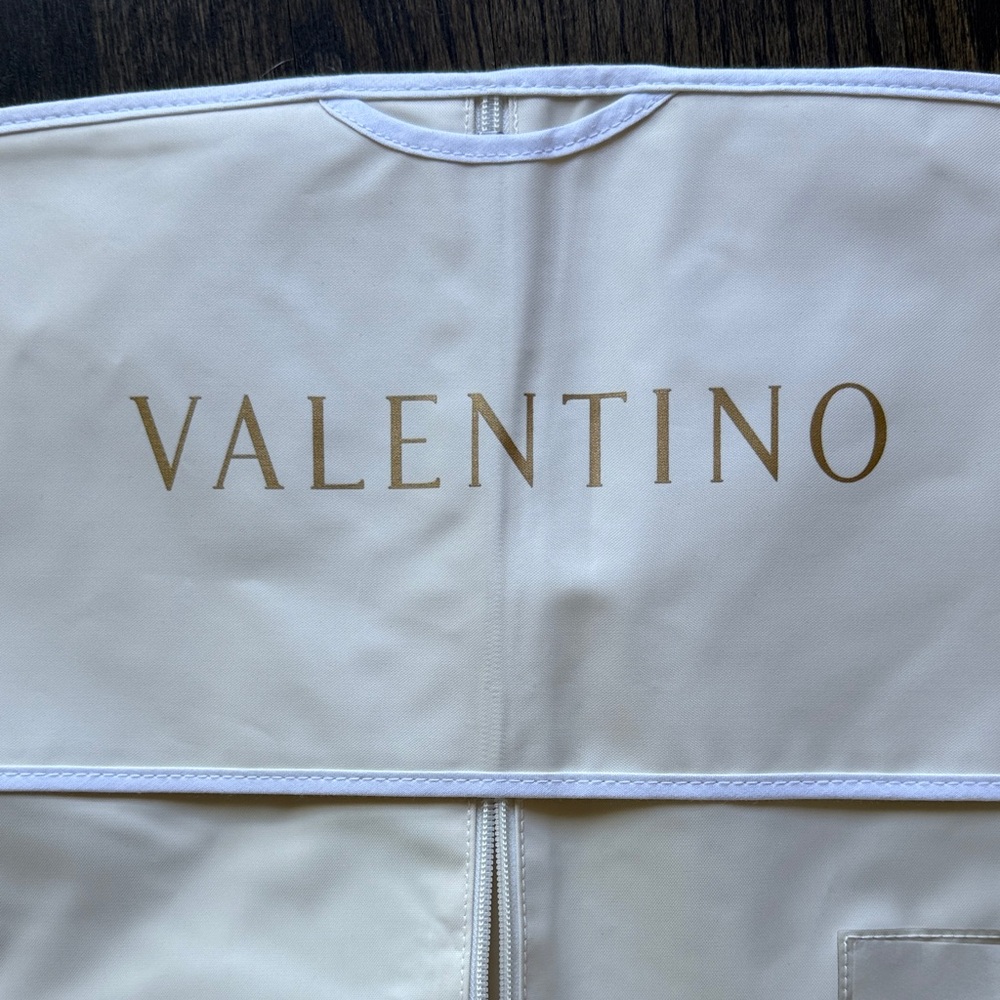 Valentino Cream Garment Bag